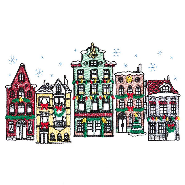 Urban Christmas City Border - Image 4