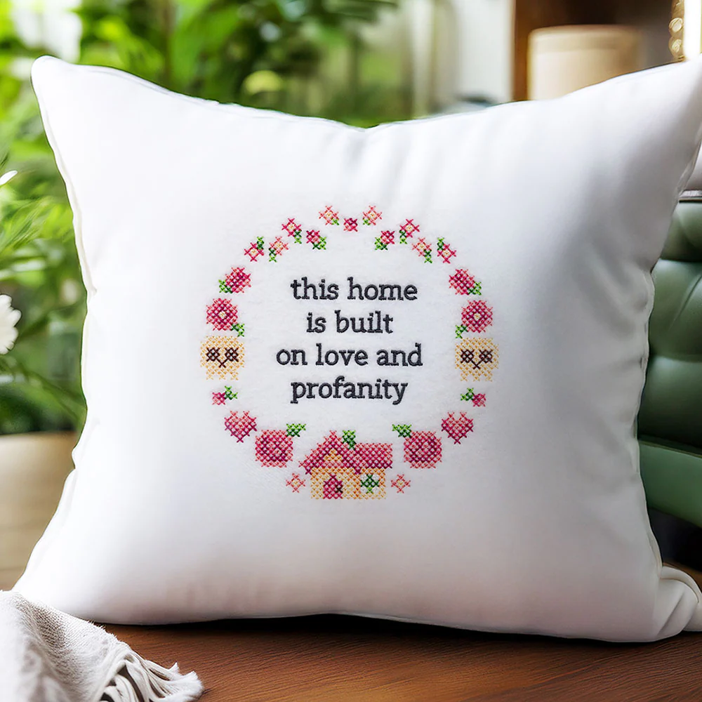 Snarky Samplers - Love and Profanity (Cross Stitch) - Image 5