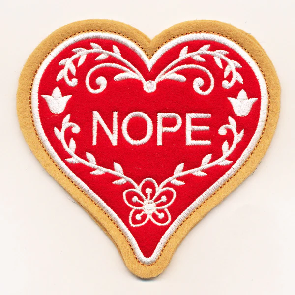 Valentine Cookie - Nope (In-the-Hoop)