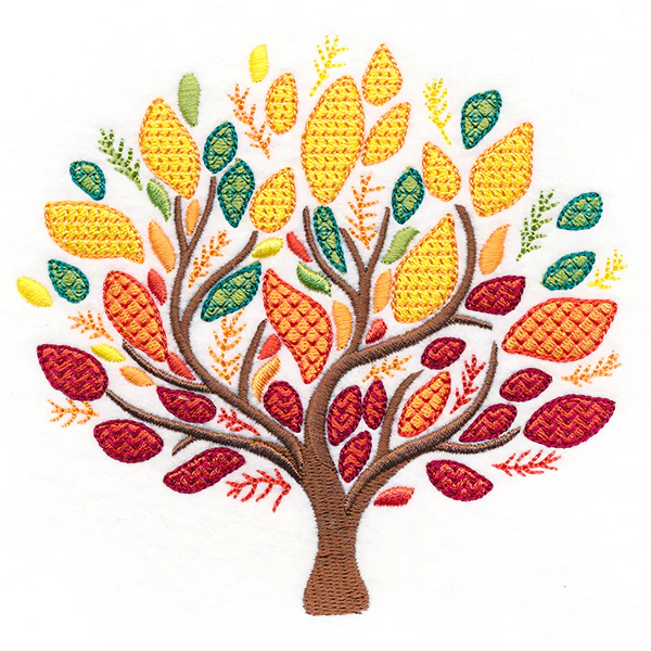 Vibrant Textures Tree - Image 7