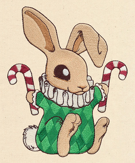 Vintage Baby Christmas Bunny - Image 4