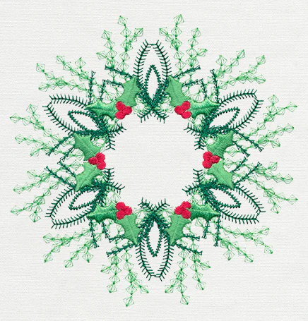 Vintage Christmas Wreath - Image 4