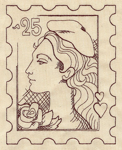 Vintage French Postage Stamp - Image 2