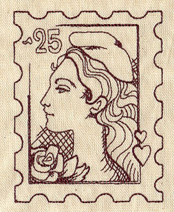 Vintage French Postage Stamp - Image 3
