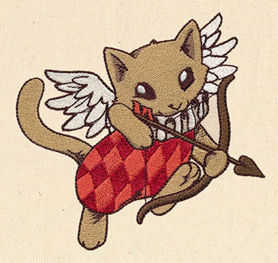 Vintage Valentine Kitty - Image 2