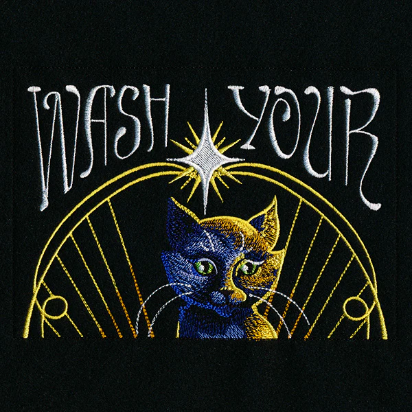 Wash Your Paws Art Deco Cat Scene - Image 13