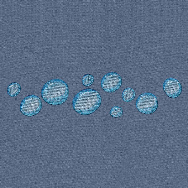 Water Droplets Border