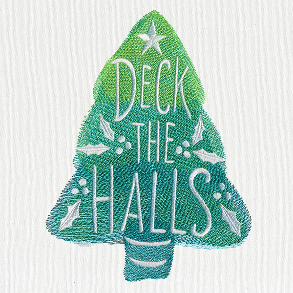 Watercolor Christmas - Deck the Halls - Image 3