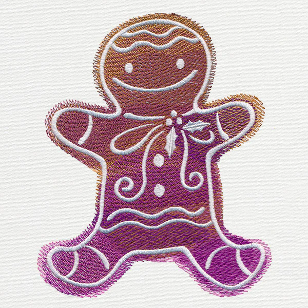 Watercolor Christmas - Gingerbread Cookie - Image 3