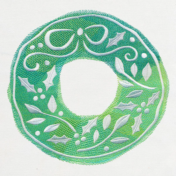 Watercolor Christmas - Wreath