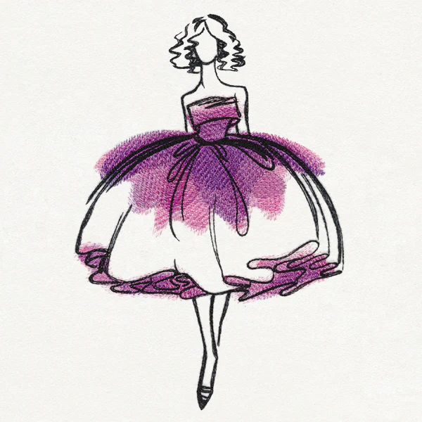 Watercolor Fashionista - Image 2