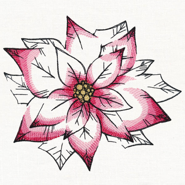 Watercolor Poinsettia - Image 5