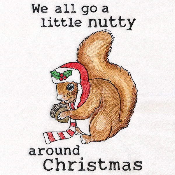 We All Go a Little Nutty Around Christmas Squirrel - Image 5