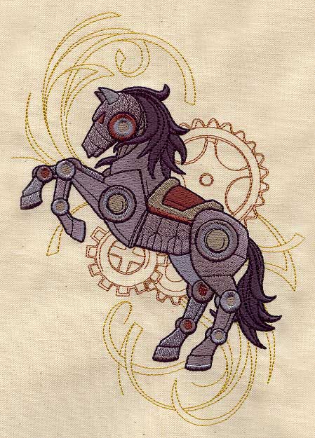 Western Steampunk - Horse - Image 4