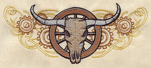 Western Steampunk - Steer Skull - Image 2