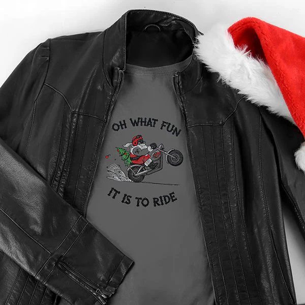 What Fun It is to Ride Motorcycle Santa - Image 4