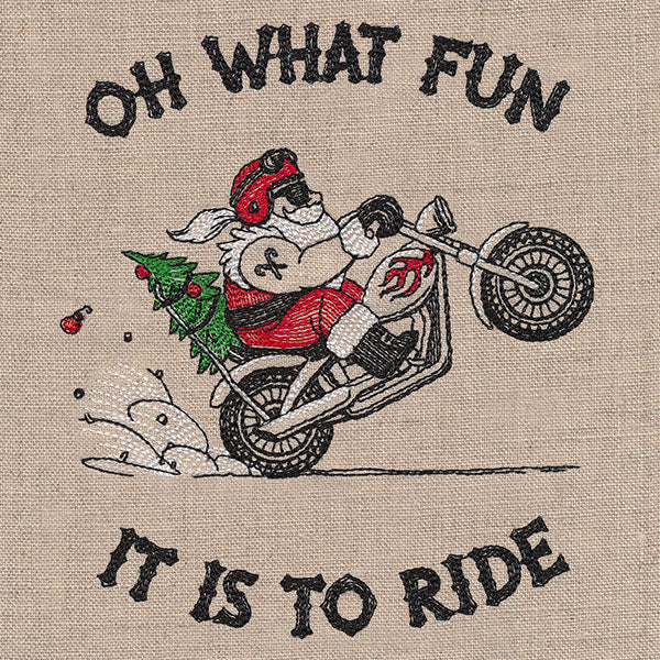 What Fun It is to Ride Motorcycle Santa - Image 5