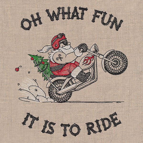 What Fun It is to Ride Motorcycle Santa - Image 7