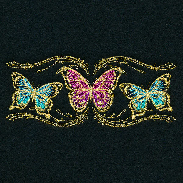 Whimsical Mask Motif - Fluttering Butterflies - Image 2