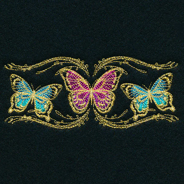 Whimsical Mask Motif - Fluttering Butterflies - Image 3