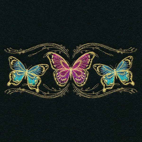Whimsical Mask Motif - Fluttering Butterflies - Image 4