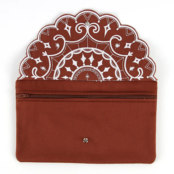 Wild Boho Front Flap Clutch (In-the-Hoop) - Image 2