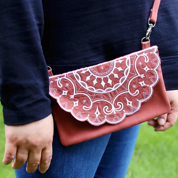 Wild Boho Front Flap Clutch (In-the-Hoop) - Image 3