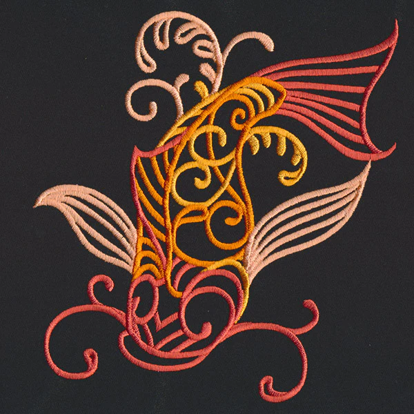 Wild Spirals - Koi - Image 3