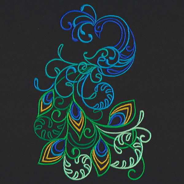 Wild Spirals - Peacock - Image 4