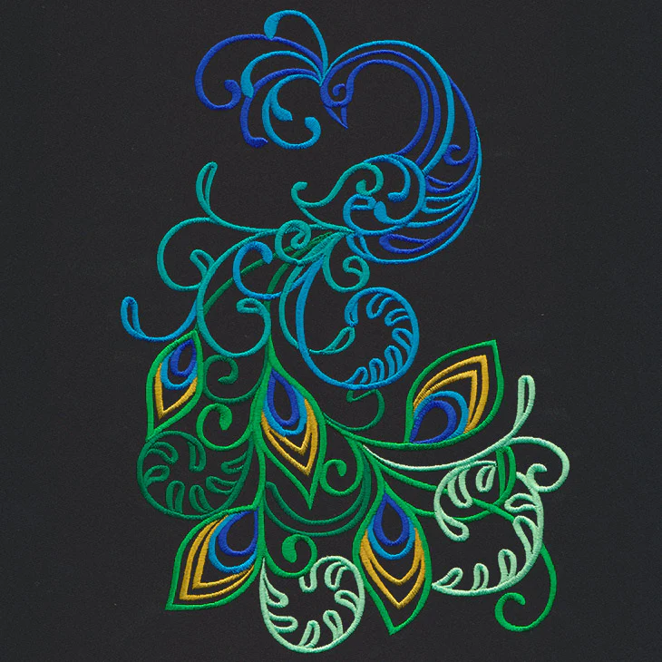 Wild Spirals - Peacock - Image 6
