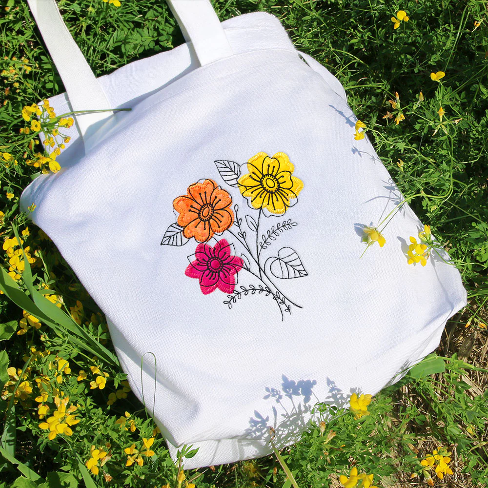 Wildflower Bouquet (Applique)