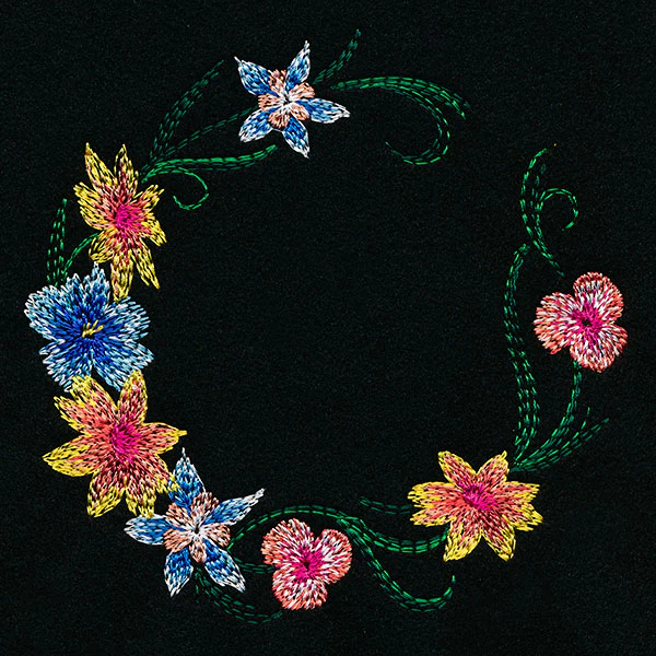 Wildflowers in Summer Wreath - Image 3