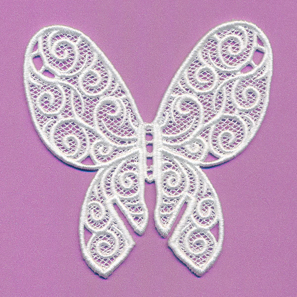 Wine Glass Butterfly (Lace) - Image 6