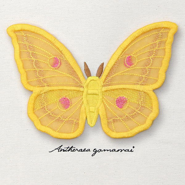 Winged Curiosities - Japanese Silk Moth (3D Applique) - Image 7