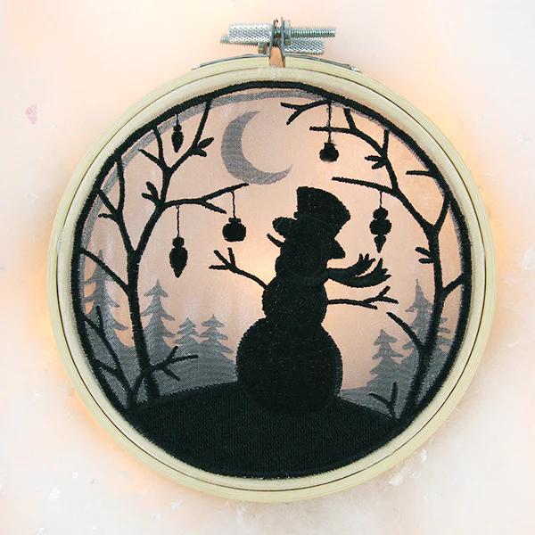 Winter's Night Shadowbox (Organza) - Image 5