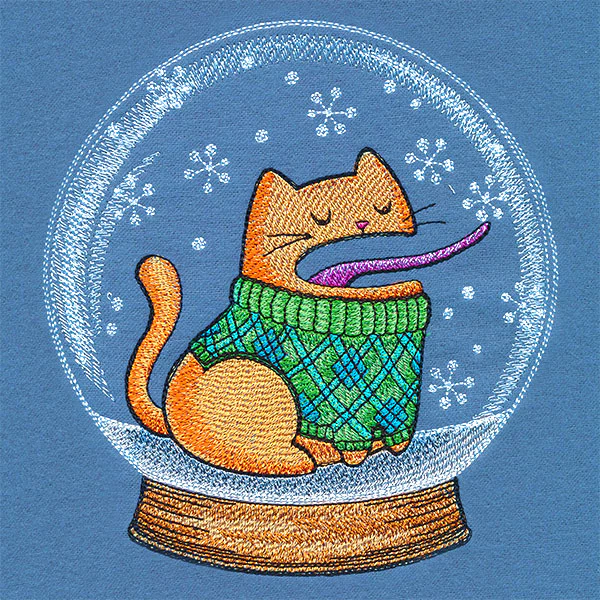 Wintertime Snowglobe Kitty - Image 3