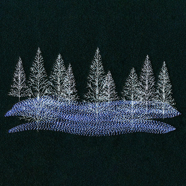 Wintry Forest Border - Image 5