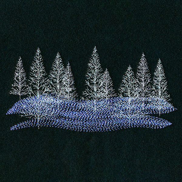Wintry Forest Border - Image 7