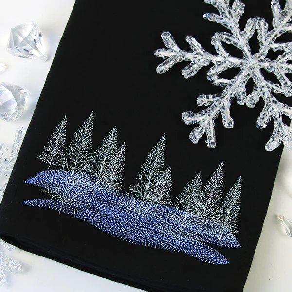 Wintry Forest Border - Image 8