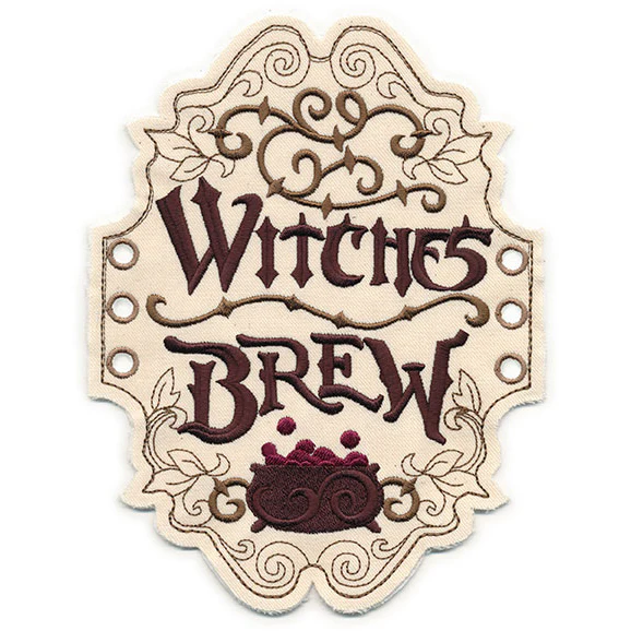 Witches Brew Apothecary Label (In the Hoop) - Image 2