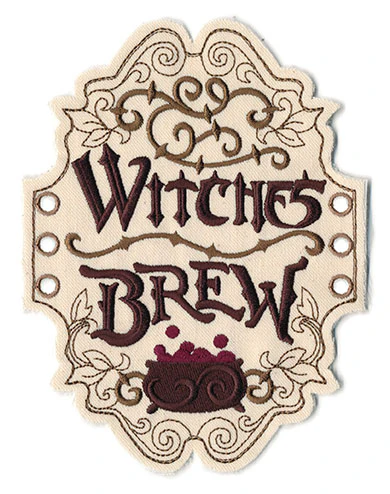 Witches Brew Apothecary Label (In the Hoop) - Image 3