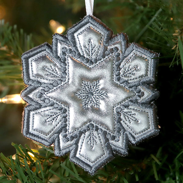 Wonderland Snowflake Ornament (In-the-Hoop) - Image 3