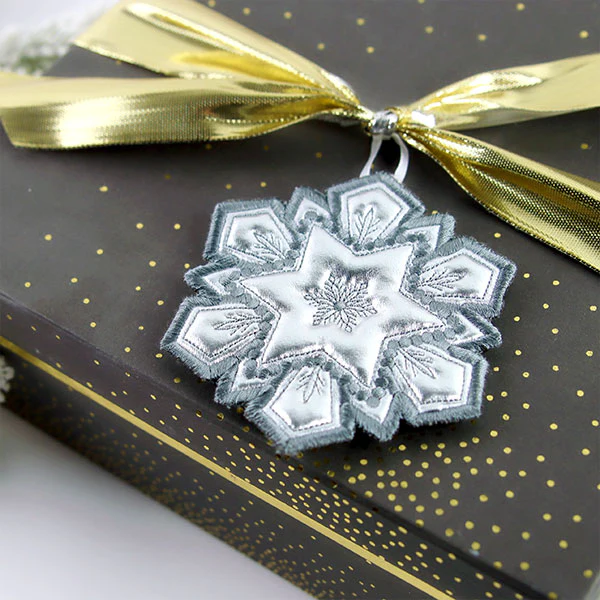 Wonderland Snowflake Ornament (In-the-Hoop) - Image 6