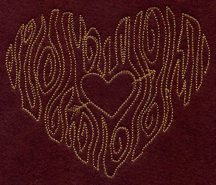 Woodgrain Heart - Image 2