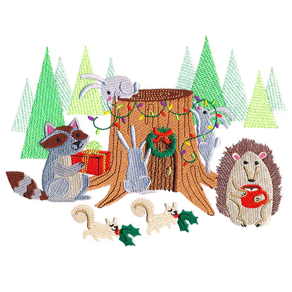 Woodland Critters Christmas - Image 2