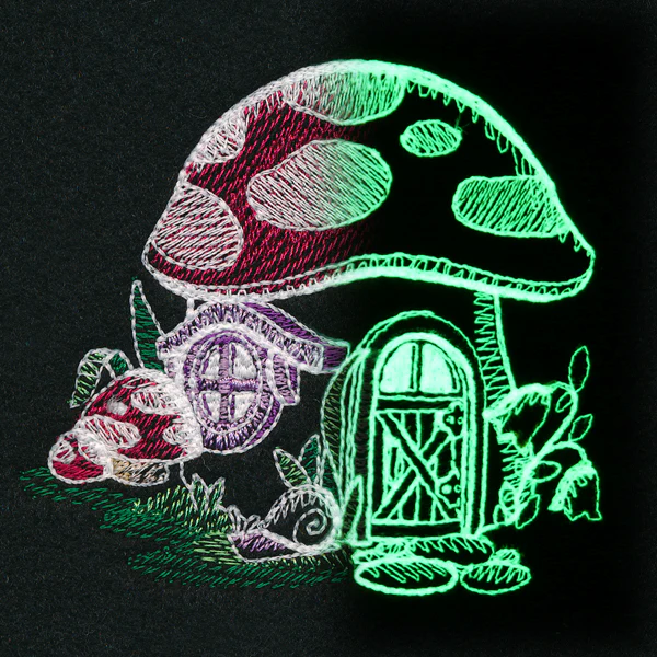 Woodland Glow Toadstool House - Image 10