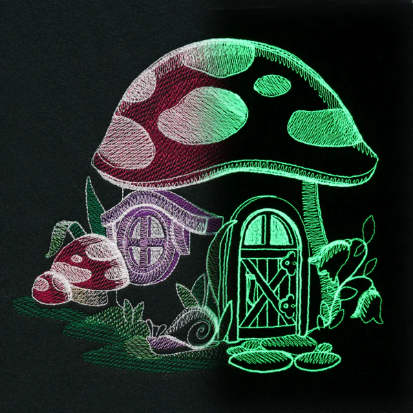 Woodland Glow Toadstool House - Image 13