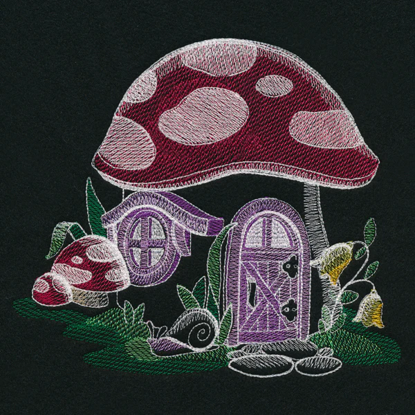 Woodland Glow Toadstool House - Image 2