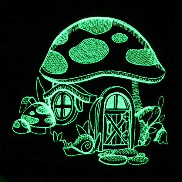 Woodland Glow Toadstool House - Image 9
