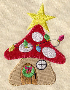 Woodland Wonderland Toadstool House (Applique) - Image 2